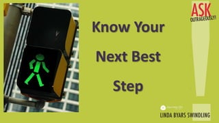 Know Your
Next Best
Step
 