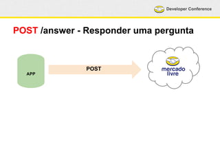 Developer Conference 
POST /answer - Responder uma pergunta 
APP 
POST 
 