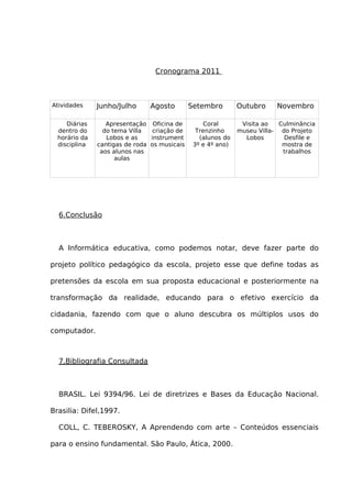 Sala de informática 2011