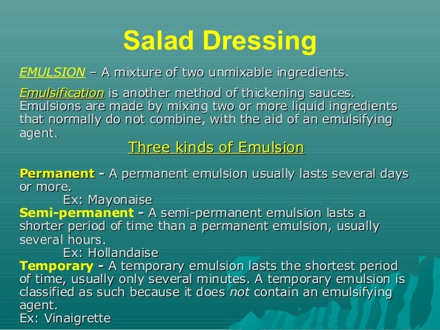 dressing for salad meaning