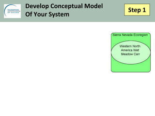 Step 1
Develop Conceptual Model
Of Your System
 