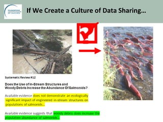 If We Create a Culture of Data Sharing…
?
 