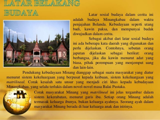 Telaah Karya Sastra &quot;Salah asuhan&quot;