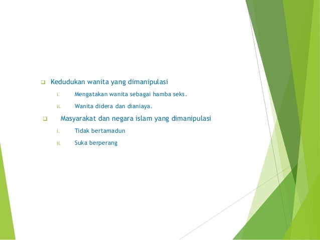Salah Faham Terhadap Agama Islam