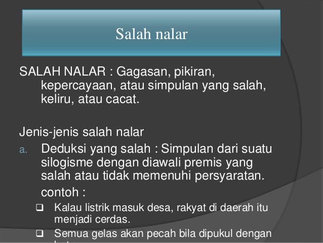 Salah nalar