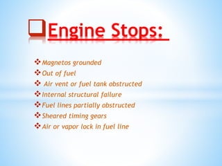 Troubles in Engine system | PPTX