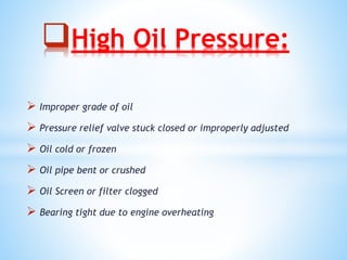 Troubles in Engine system | PPTX