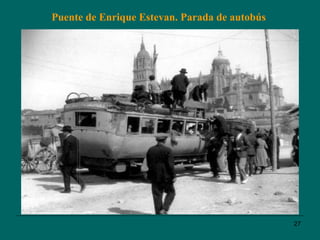 Puente de Enrique Estevan. Parada de autobús  