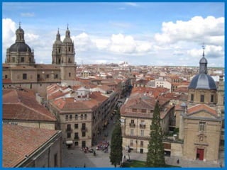Vista general desde la terraza mirador de la
       clerecía e iglesia de san Sebastián
 