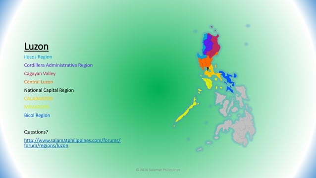 Regions of the Philippines | PDF | South America Travel | Travel Locations