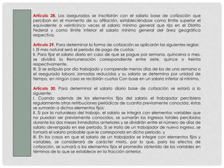 Salario y sueldo ley de infonavit y ley | PPTX