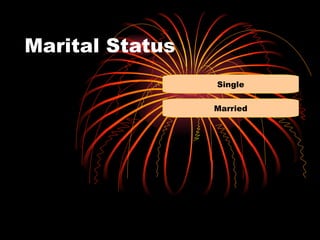 Marital Status Single Married 