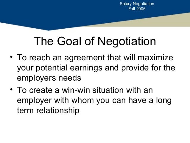 salary negotiation