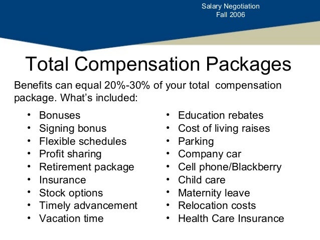 salary negotiation compensation negotiation