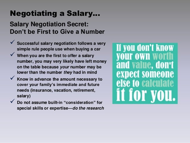 offer salary negotiation