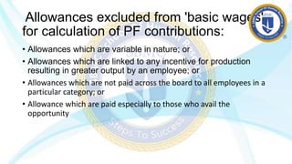 Variable Allowances Salary sheet preperation excel | PPTX