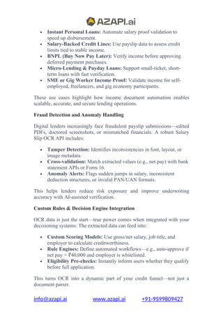 Salary Slip OCR API for Income Verification in Digital Lending ...