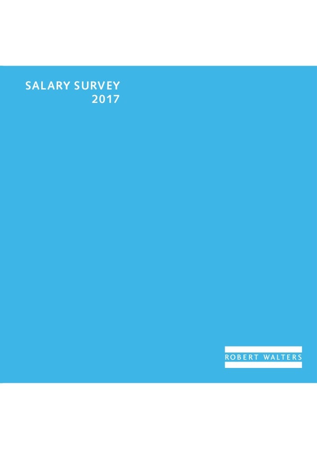 Salary Survey Robert Walters Spain 2017 - 