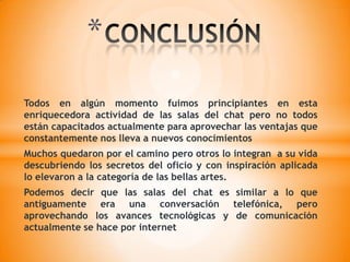 Salas del chat ludivia