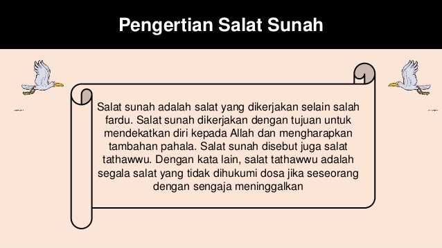 Salat Salat Sunnah Mata Kuliah Fiqih Ibadah