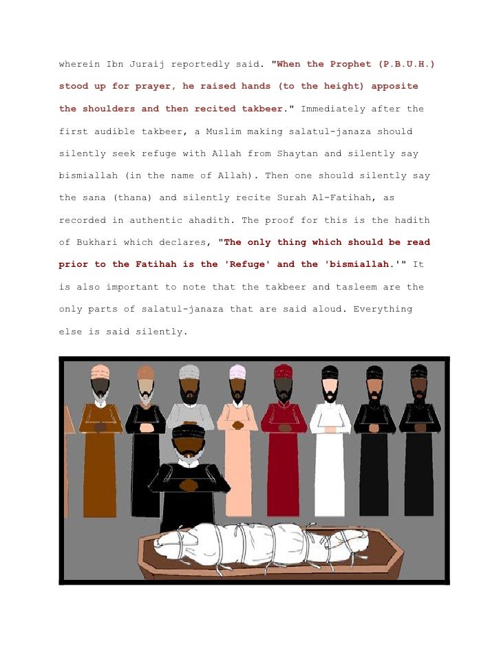 Salatul janaza and aspects regarding muslim burial www 