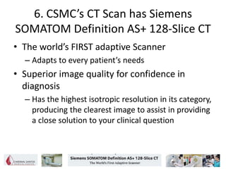 Salazar 10 step marketing plan for csmc ct scan | PPTX