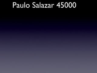 Paulo Salazar 45000
 