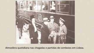 Atmosfera quotidiana nas chegadas e partidas de comboios em Lisboa.
 