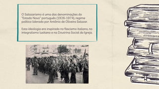 Salazarismo - História de Portugal (3.º ciclo) | PDF