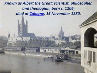 Saint Albert the Great | PPTX