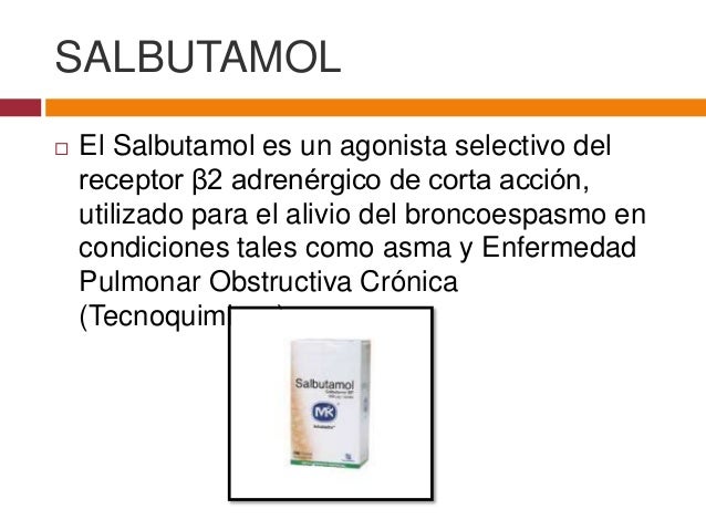 Salbutamol inhalador Salbutamol inhalador