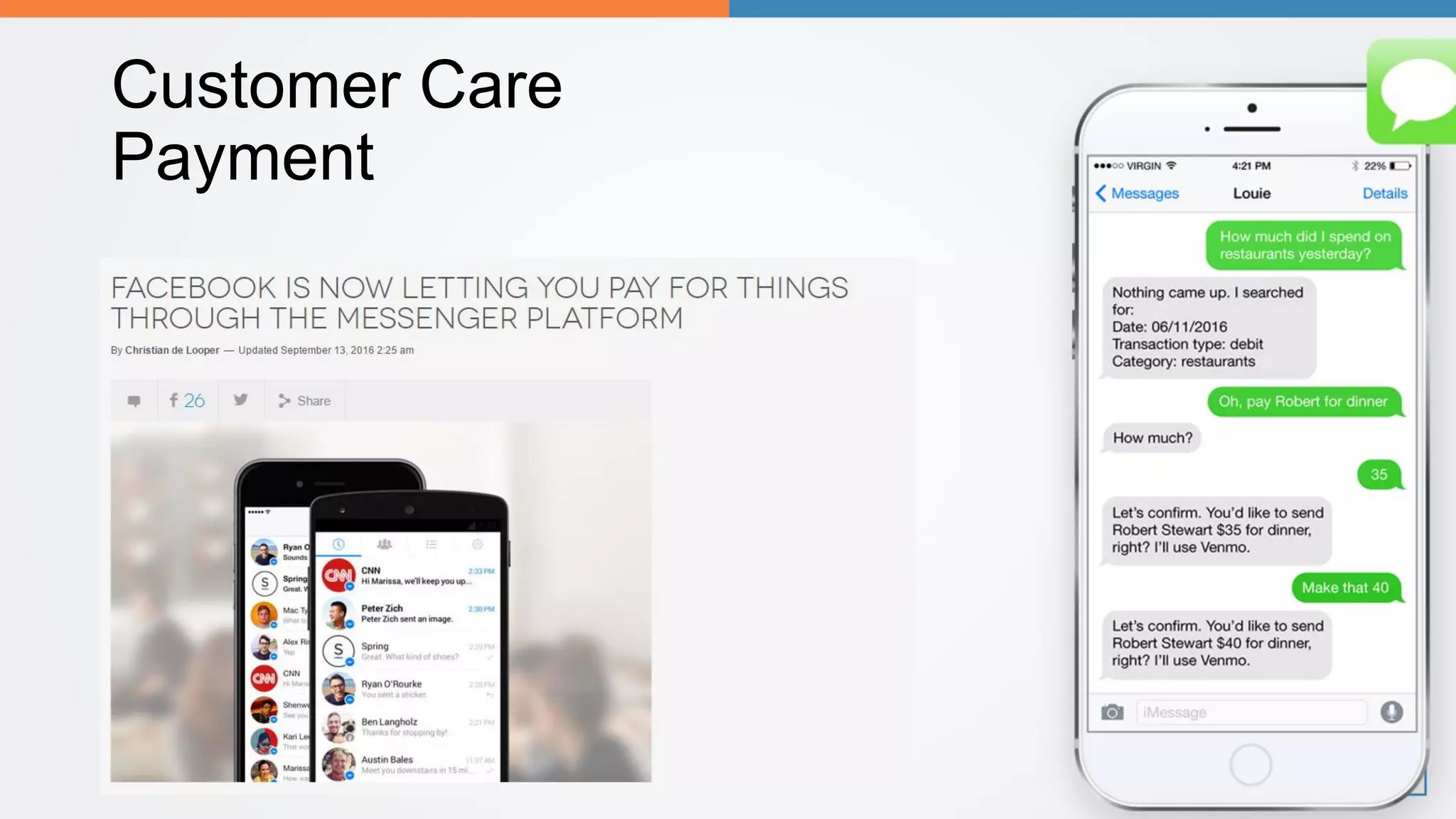 Customer Care
Payment
 