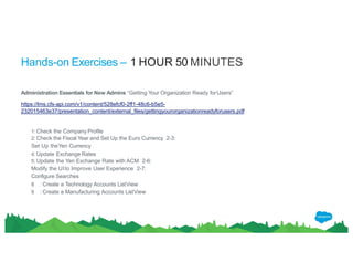 Salesforce admin training 1 | PPTX