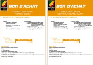 22 	

Dossier Sponsoring 		

fédération congolaise de basketball

 