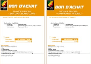 24 	

Dossier Sponsoring 		

fédération congolaise de basketball

 