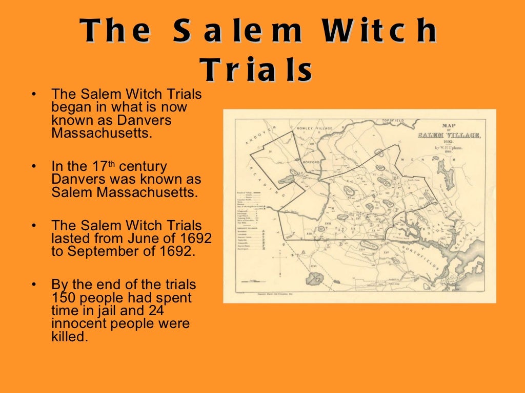 Salem Witch Trials Salem Witch Trials