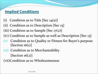 Sale of goods act 1930/Business Law | PPT