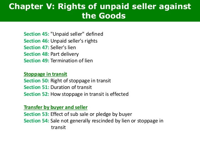 sale of goods act s 52 sale of goods act s 52