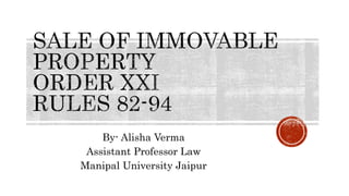 By- Alisha Verma
Assistant Professor Law
Manipal University Jaipur
 
