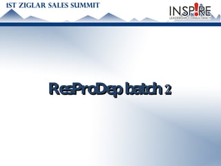 ResProDep batch 2 