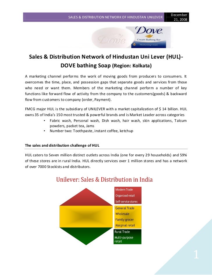 Sales Distribution Hindustan Unilever