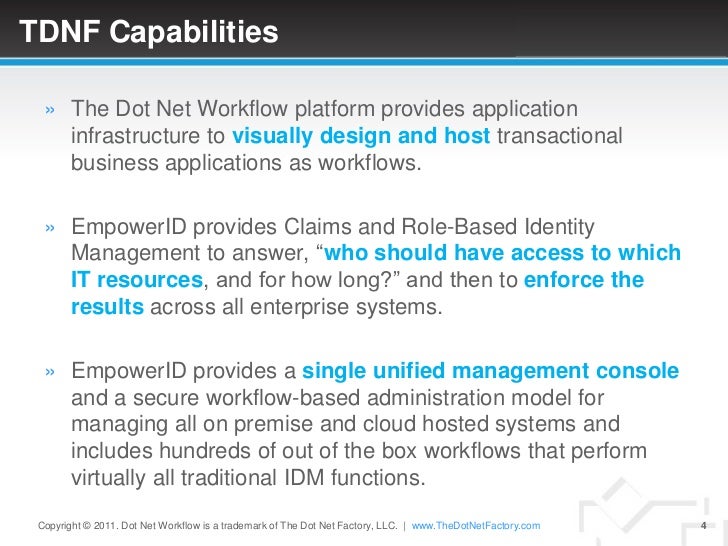 dot net workflow sales overview of empowerid dot net workflow sales overview of empowerid