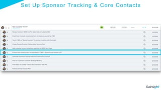 Set Up Sponsor Tracking & Core Contacts
 