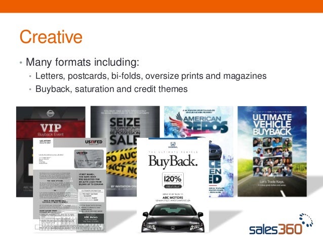 Sales360 Innovative Marketing for the Automotive Industry