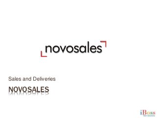 NOVOSALES
Sales and Deliveries
 