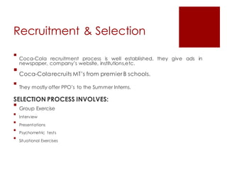 Selection Cola Salesanddistributionmanagementatcoca cola-121211065311-phpapp01 | DOCX