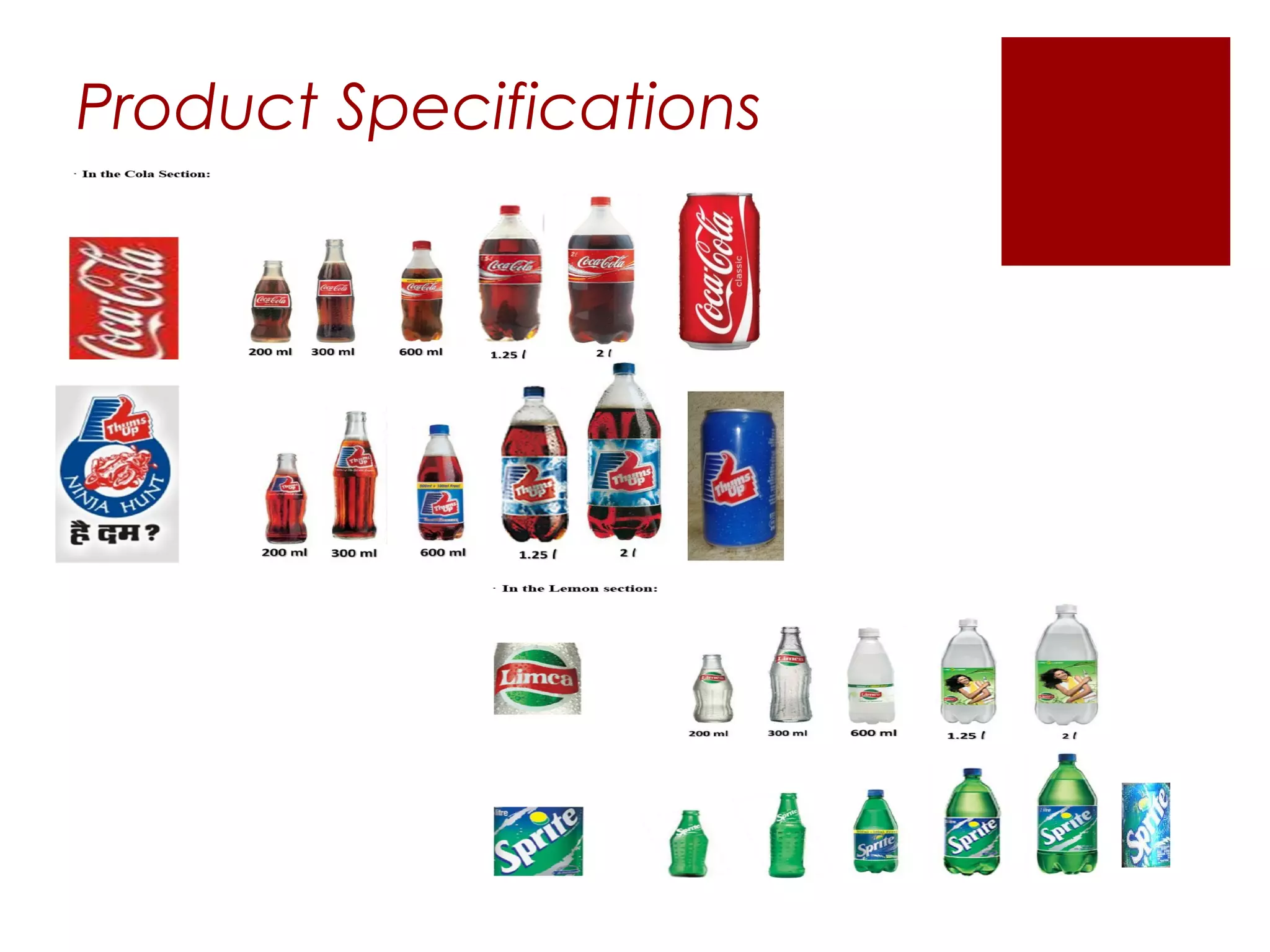 Product Specifications
 