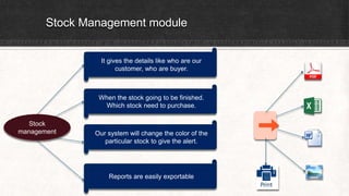 Inventory management application | PPTX