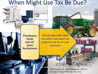 Used Tax Sales and Use Tax Information from BOE | PPTX