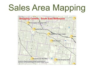 Sales Area Mapping
 
